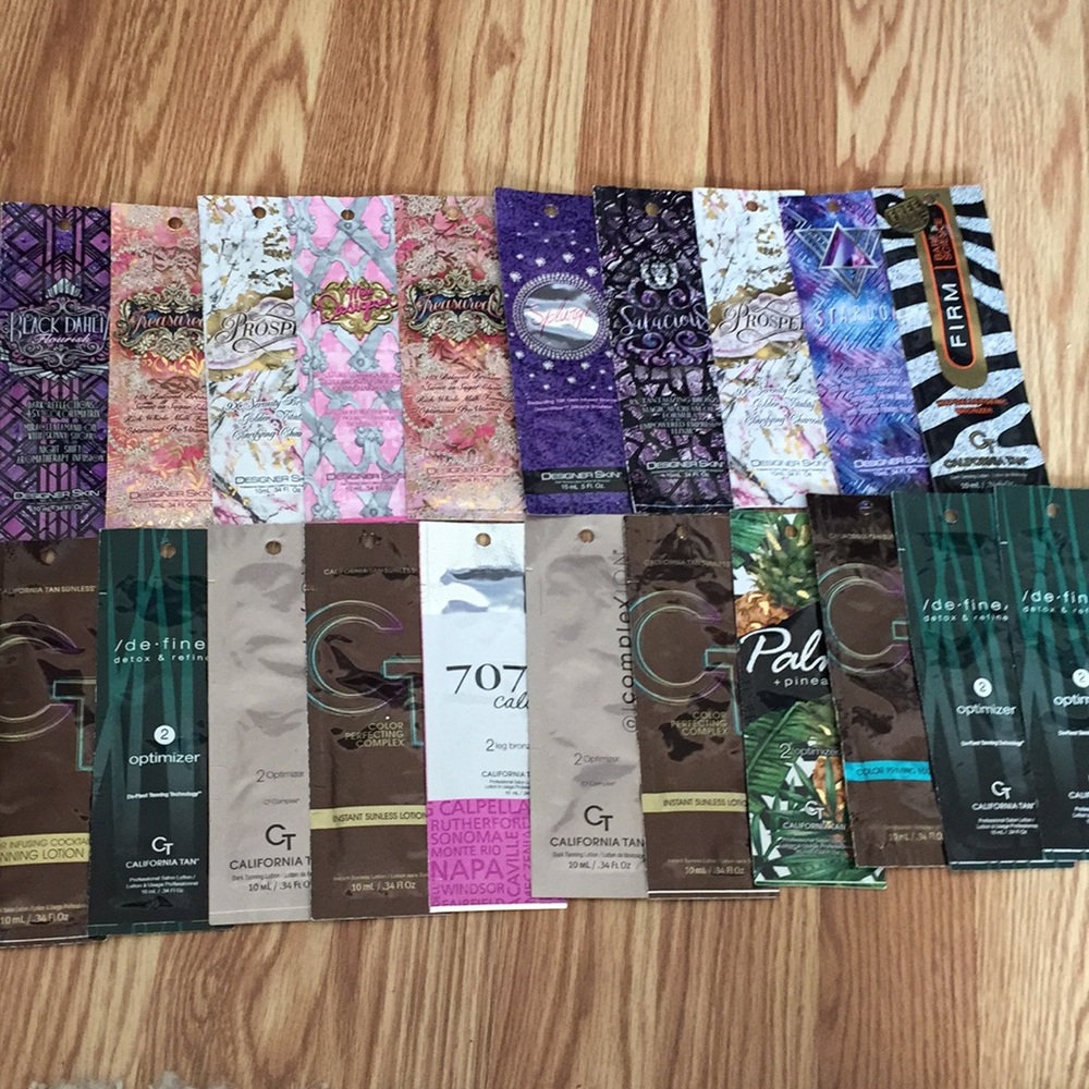 Tanning Lotion Packets ☀️☀️☀️